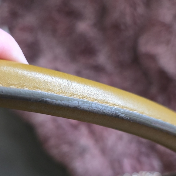 Burberry Mustard and Plaid Studded Shoulder Bag - Picture 15 of 15